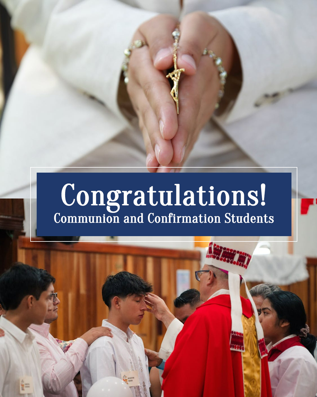Congratulations! Communion and Confirmation Students                                                                                                                                                                                                                                                        
