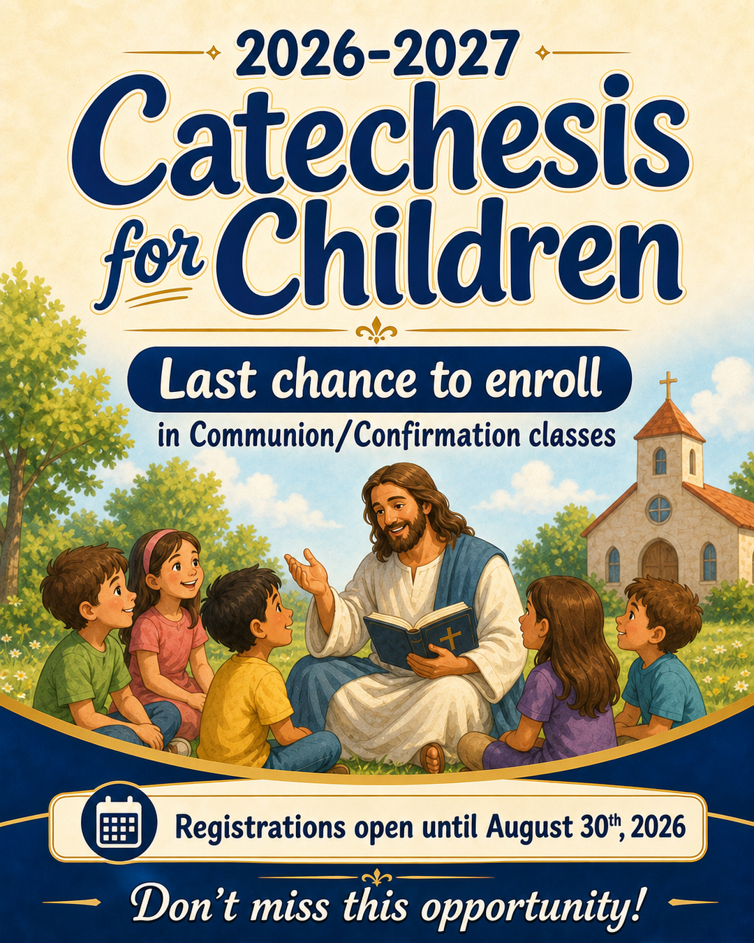 Last chance to enroll!